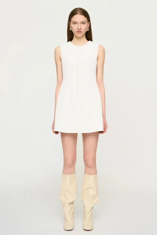 Clea - CEDAR MINI DRESS (OFF WHITE)