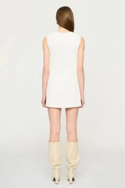 Clea - CEDAR MINI DRESS (OFF WHITE)