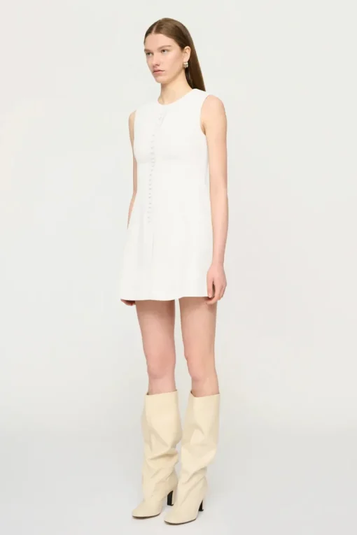 Clea - CEDAR MINI DRESS (OFF WHITE)