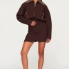 Clea - DAKOTA BOILED WOOL BOMBER (CHOCOLATE)
