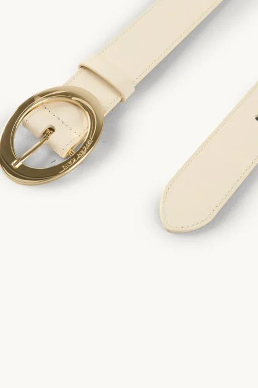 Women Dylan Kain - The Heidi Belt (Cream / Light Gold)