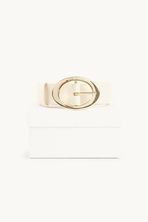 Women Dylan Kain - The Heidi Belt (Cream / Light Gold)