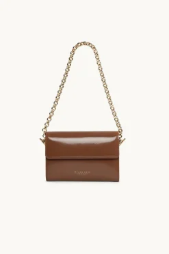 Women Dylan Kain - The Juicy Patent Wallet Chocolate (Light Gold)
