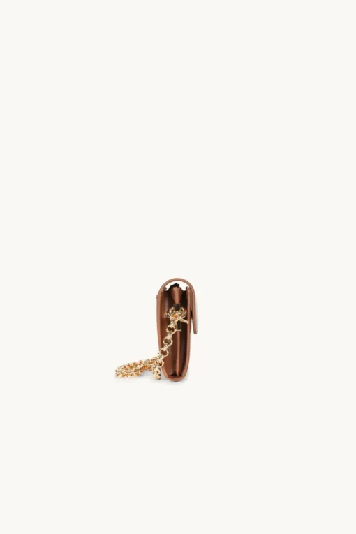 Women Dylan Kain - The Juicy Patent Wallet Chocolate (Light Gold)