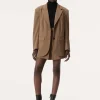 Women Elka Collective ELKA COLLECTICE - RAQUEL BLAZER (Dark Taupe)