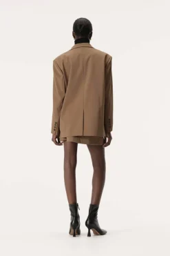 Women Elka Collective ELKA COLLECTICE - RAQUEL BLAZER (Dark Taupe)