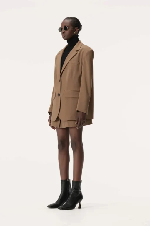 Women Elka Collective ELKA COLLECTICE - RAQUEL BLAZER (Dark Taupe)