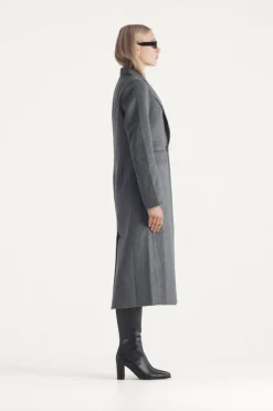 Elka Collective - ALBA COAT (Dark Grey Marle)