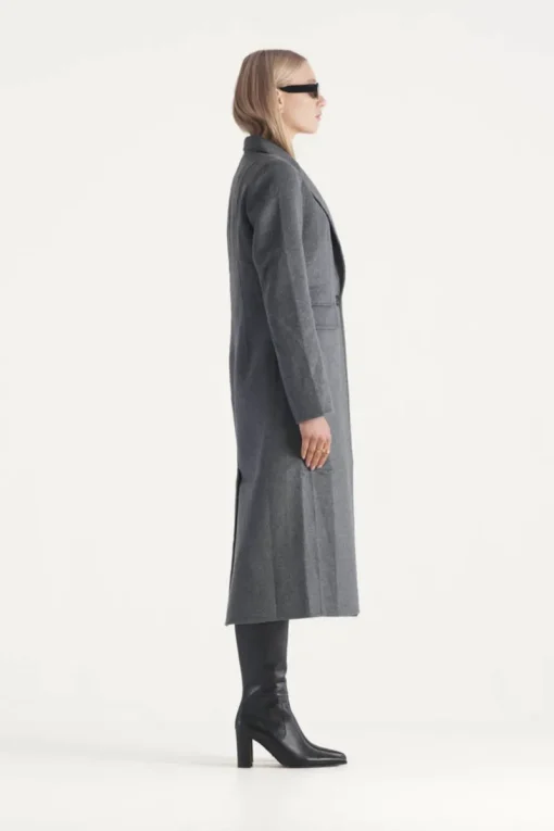 Elka Collective - ALBA COAT (Dark Grey Marle)