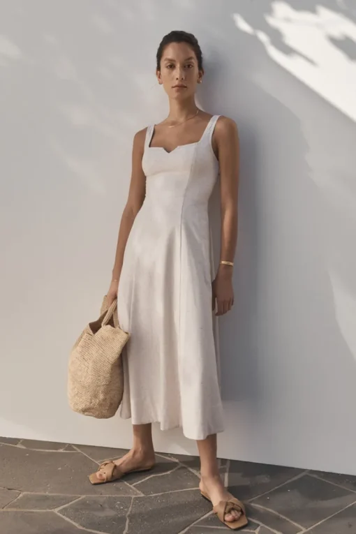 Elka Collective - Arabella Dress (Natural Fleck)