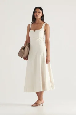 Elka Collective - Arabella Dress (Natural Fleck)