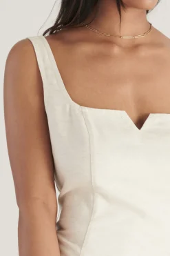 Elka Collective - Arabella Dress (Natural Fleck)