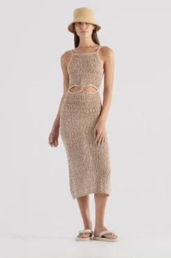 Elka Collective - Arizona Knit Dress (Tan Mix)