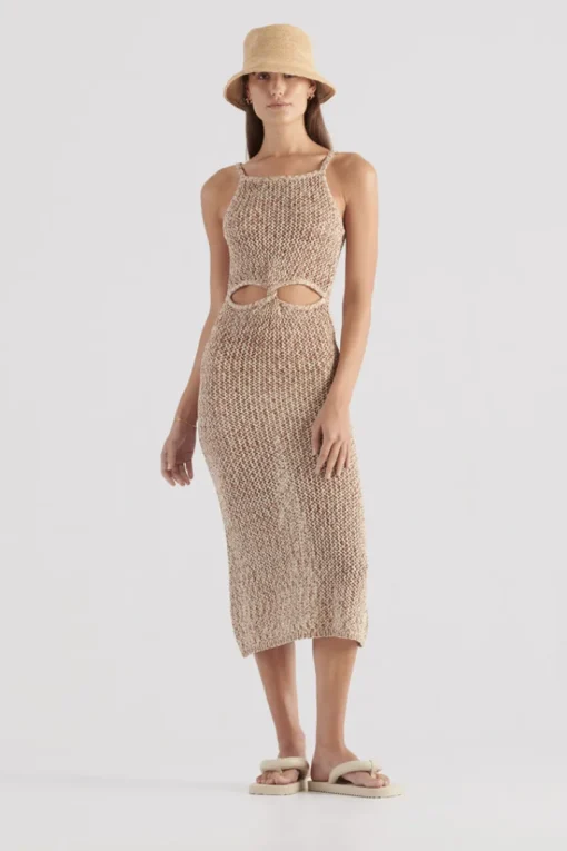 Elka Collective - Arizona Knit Dress (Tan Mix)