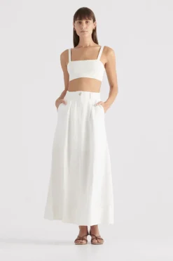 Elka Collective - Ava Knit Bralette (White)