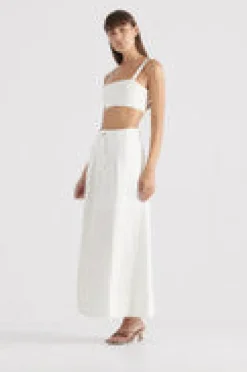 Elka Collective - Ava Knit Bralette (White)