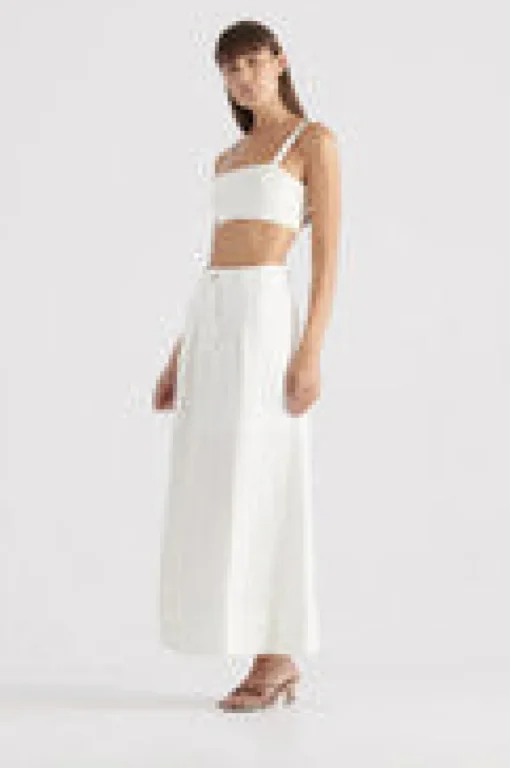 Elka Collective - Ava Knit Bralette (White)