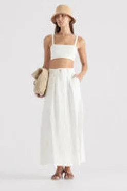 Elka Collective - Ava Knit Bralette (White)