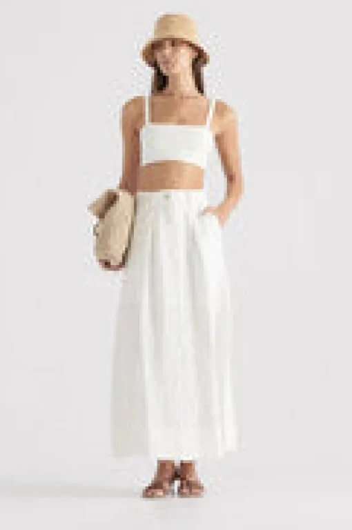 Elka Collective - Ava Knit Bralette (White)