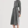 Elka Collective - Franklin Knit Dress (Charcoal Marle)