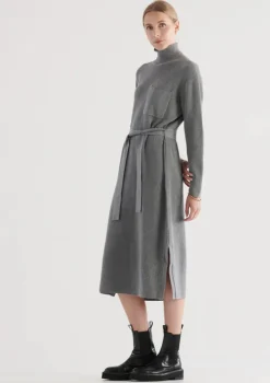 Elka Collective - Franklin Knit Dress (Charcoal Marle)