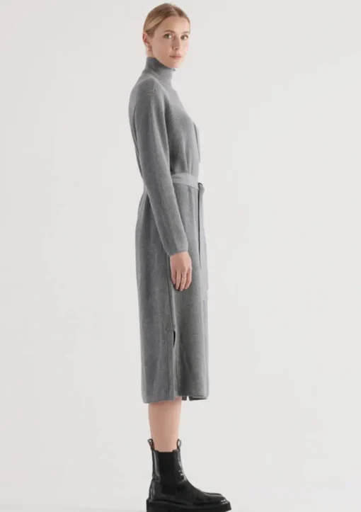 Elka Collective - Franklin Knit Dress (Charcoal Marle)