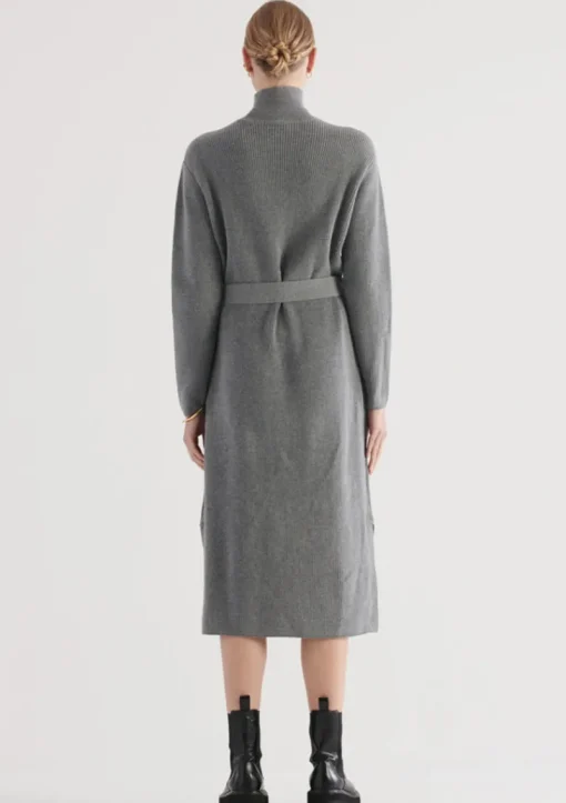 Elka Collective - Franklin Knit Dress (Charcoal Marle)