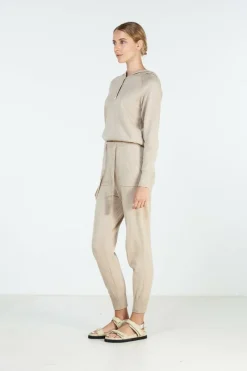 Women Elka Collective - Hotham Knit Pant (Oatmarle)