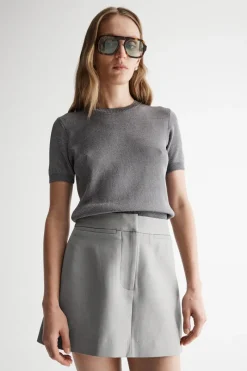 Elka Collective - LAGUNA KNIT VEST (DARK CHROME LUREX)