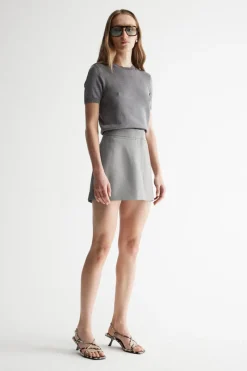 Elka Collective - LAGUNA KNIT VEST (DARK CHROME LUREX)