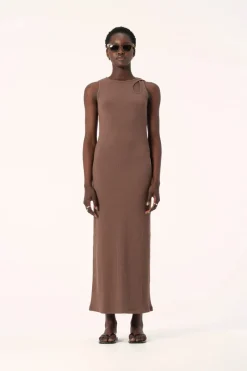 Elka Collective - Liguria Dress (Cocoa)