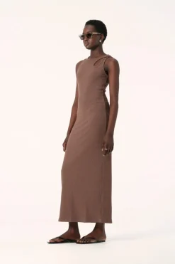 Elka Collective - Liguria Dress (Cocoa)