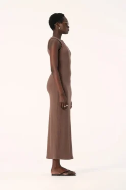 Elka Collective - Liguria Dress (Cocoa)