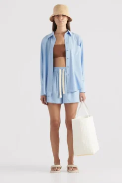 Women Elka Collective - Lindsey Shirt (Cornflower Blue)