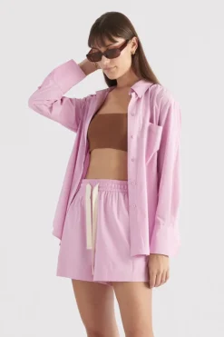 Women Elka Collective - LINDSEY SHIRT (FUSCHIA)
