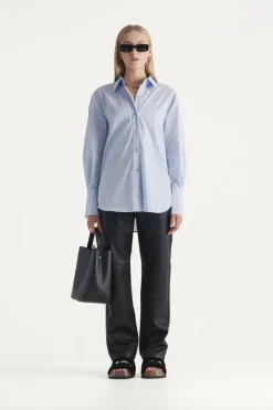 Women Elka Collective - LORETTA SHIRT (LIGHT BLUE)