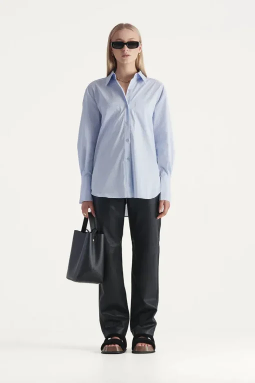 Women Elka Collective - LORETTA SHIRT (LIGHT BLUE)