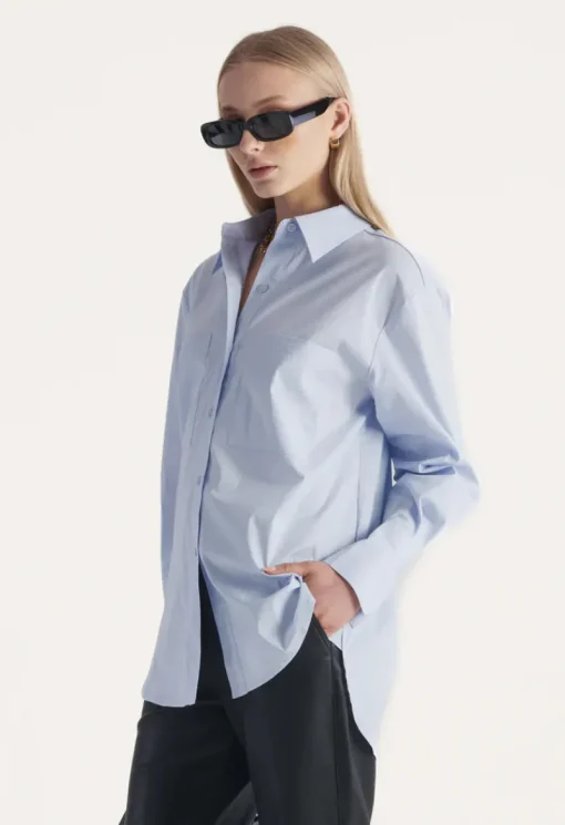 Women Elka Collective - LORETTA SHIRT (LIGHT BLUE)