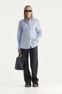 Women Elka Collective - LORETTA SHIRT (LIGHT BLUE)