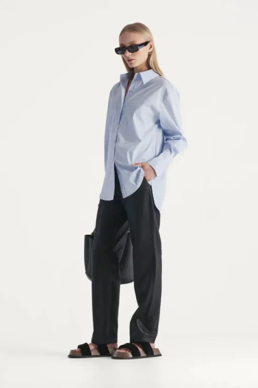 Women Elka Collective - LORETTA SHIRT (LIGHT BLUE)
