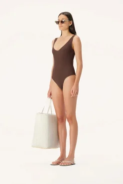 Elka Collective - Lya Knit Bodysuit (Chocolate)