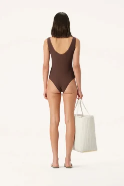 Elka Collective - Lya Knit Bodysuit (Chocolate)
