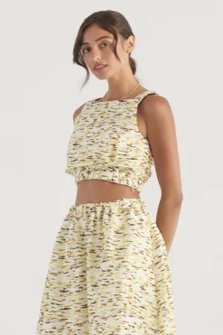 Elka Collective - Mari Top (Citrus Print)