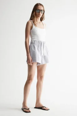 Elka Collective - MONOGRAM TOWELLING SHORT (CORNFLOWER BLUE)