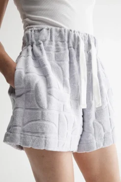 Elka Collective - MONOGRAM TOWELLING SHORT (CORNFLOWER BLUE)