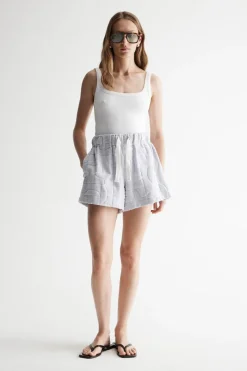 Elka Collective - MONOGRAM TOWELLING SHORT (CORNFLOWER BLUE)