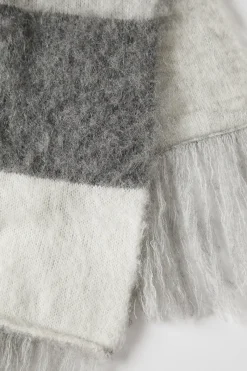 Women Elka Collective - NIELSON SCARF GREY CHECK