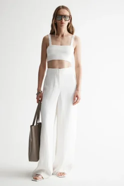 Elka Collective - PALERMO KNIT BRALETTE (WHITE)