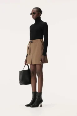 Women Elka Collective - Raquel Skirt (Dark Taupe)