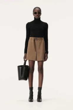 Women Elka Collective - Raquel Skirt (Dark Taupe)